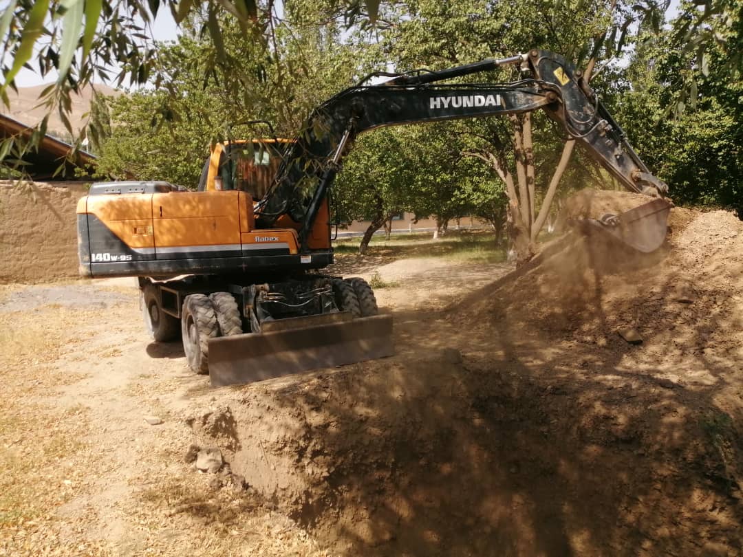School 49 sanitation project in progress — Rousto Charity